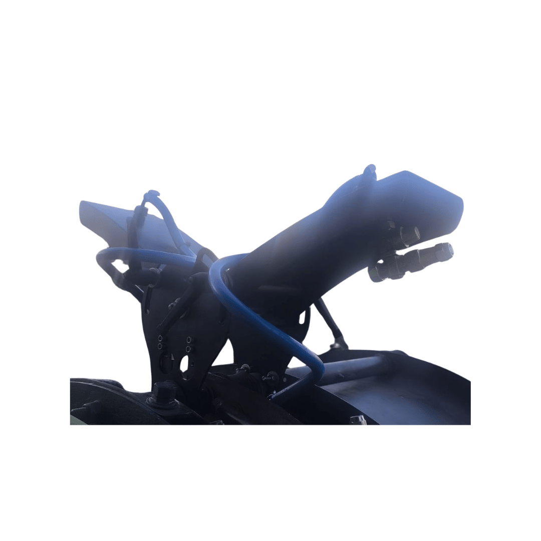 Deflector superior con boquillas