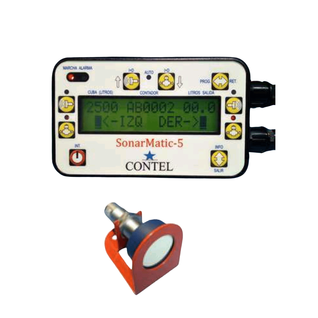 Ordenador L/ha con Caudalímetro y Sistema Sonar (SONARMATIC-5)